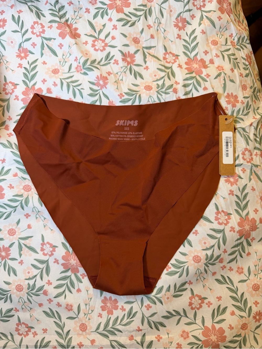 Skims Size XXS Naked Bikini Brief Seamless Panty PN-MWB-0872 Saffron